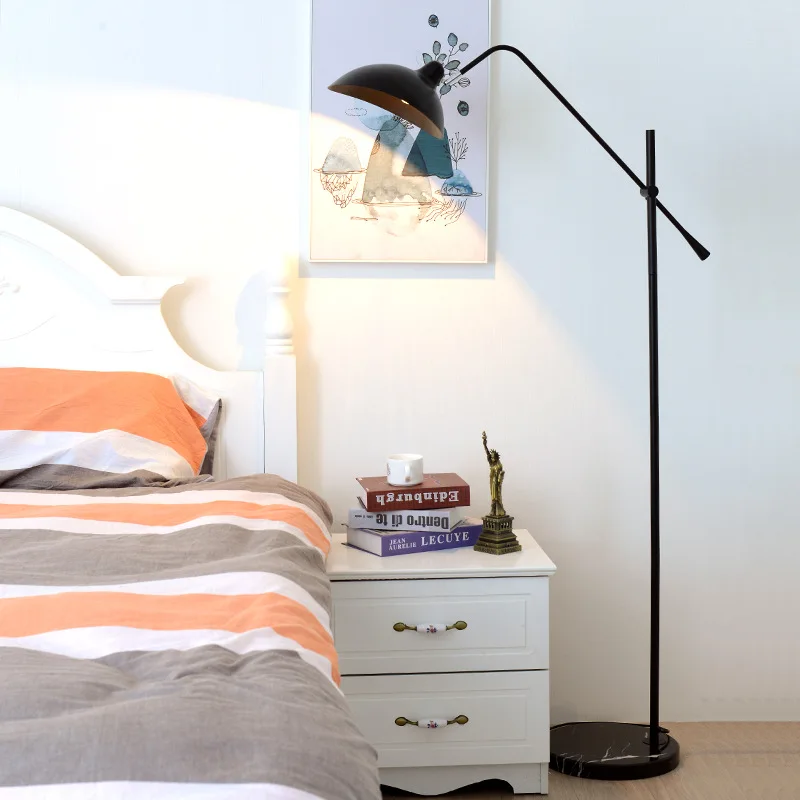 Золотая Напольная Лампа в скандинавском стиле современный светодиодный