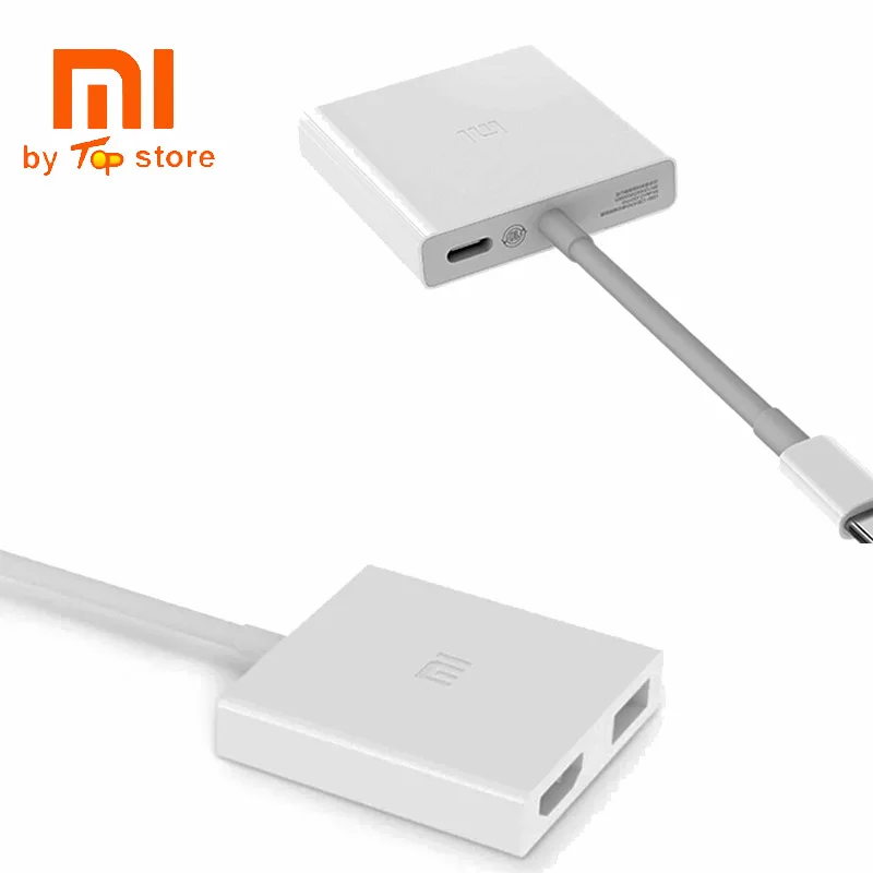 Xiaomi Лидер продаж USB-C HDMI Многофункциональный преобразователь 4K HD выход USB 3,0 высокоскоростной USB-C передачи PD2.0 Интеллектуальный