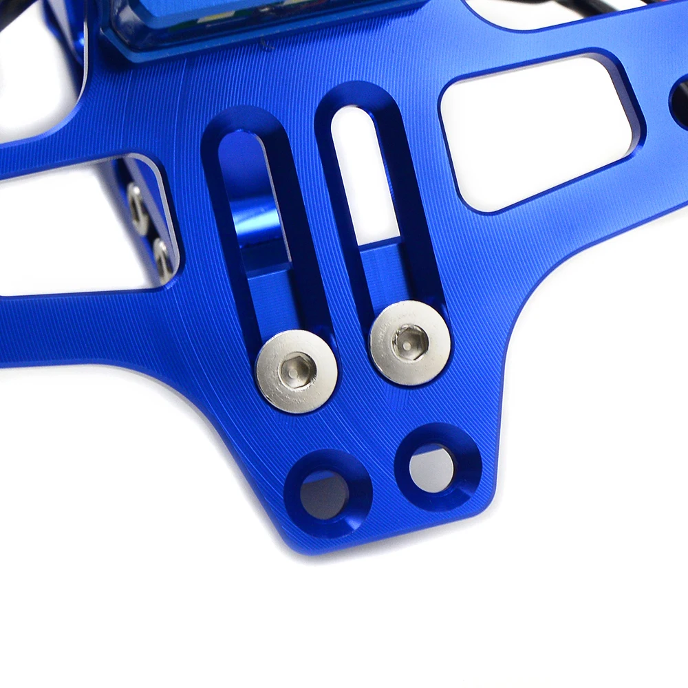 Мотоцикл Регулируемый угол номерной знак рамка держатель кронштейн для honda GSXR 600