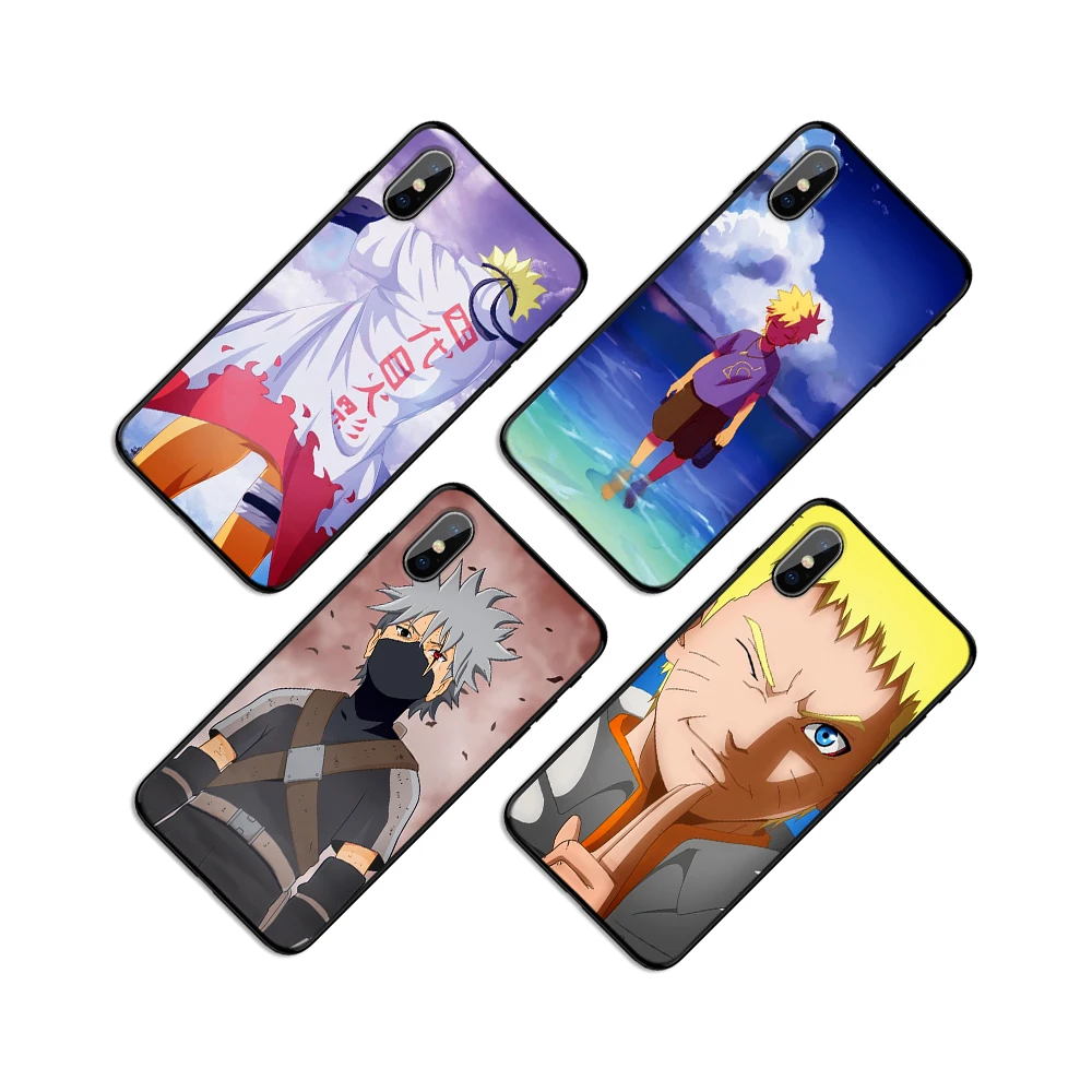 Наруто Какаси Японский Манга Мягкий ТПУ чехол для Apple iPhone 6 6S 7 8 Plus 5 5S SE X XS MAX XR