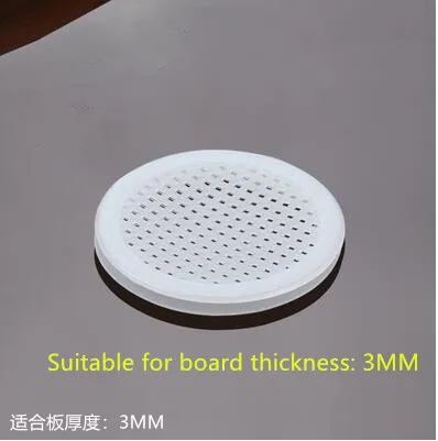 3MM 10 компл. Двухсторонние пластиковые крышки вентиляционных отверстий 58 мм круглая сетка отверстие жалюзи Вентиляция для шкафа обуви шкаф мебель аксессуары - Цвет: 3MM