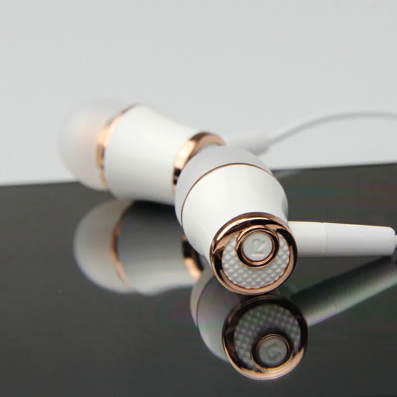 Rose gold Langsdom красочные mi ni наушники R21 портативные проводные наушники-вкладыши mi стерео наушники super bass audifonos fones с mi crophone - Цвет: Rose gold