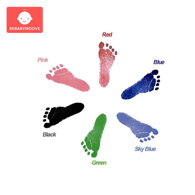 Baby Handprint Footprint Imprint Kit Non-Toxic Newborn Souvenirs Casting Ink Pad Infant Toys | Мать и ребенок