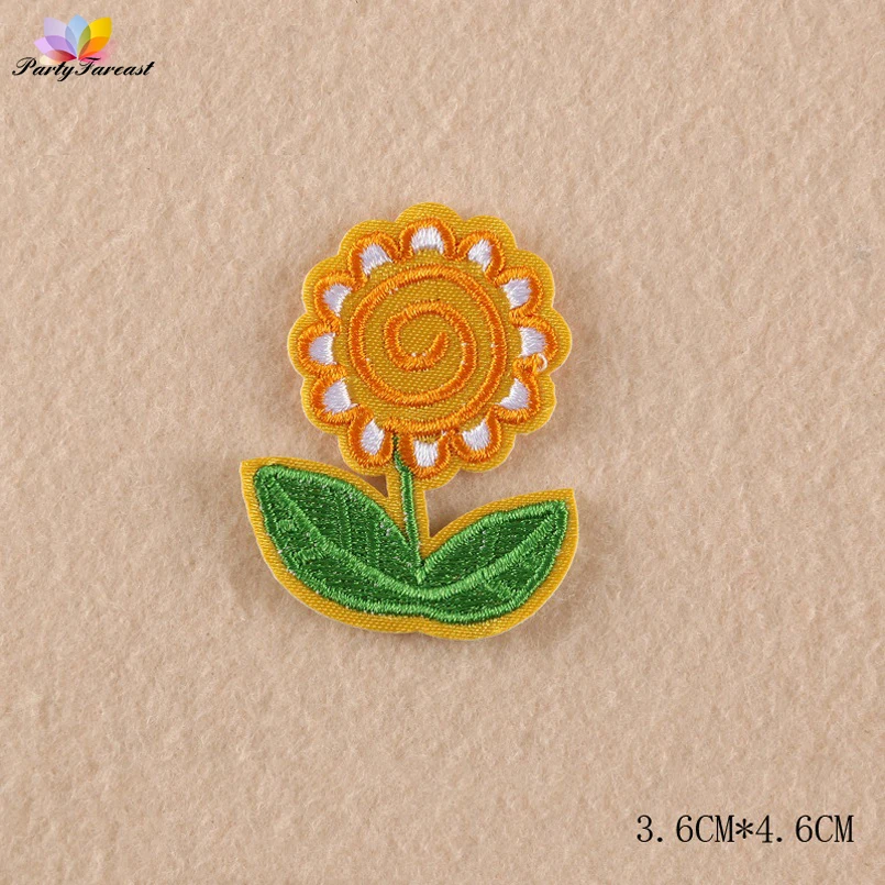 PF 7 шт./лот мультфильм заплаты для детей птица лягушка аппликация Утюг На пришить