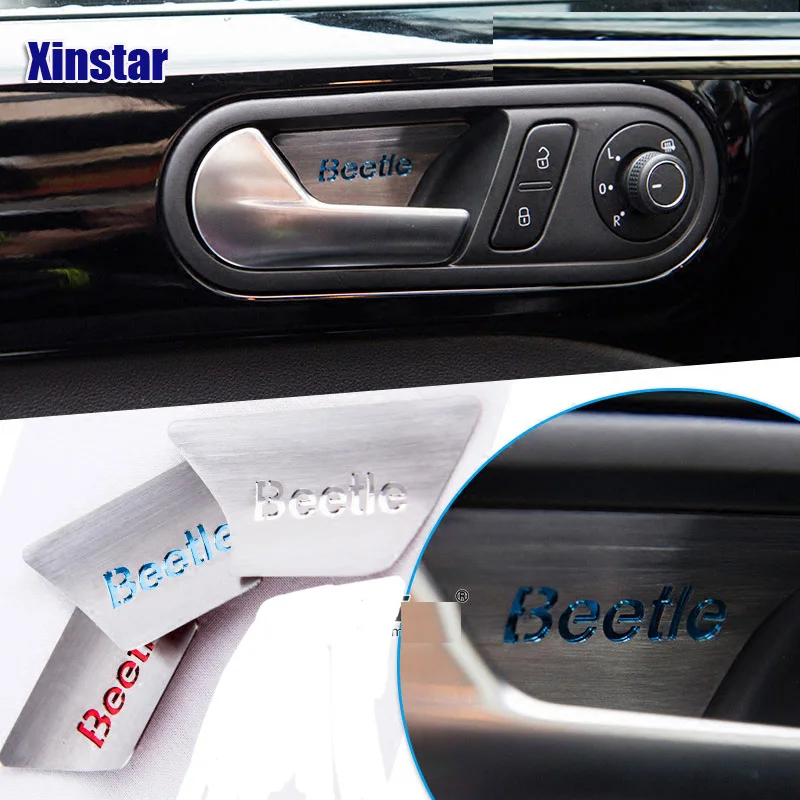 2 шт. Нержавеющая сталь Автомобильный декоративный стикер для интерьера Volkswagen