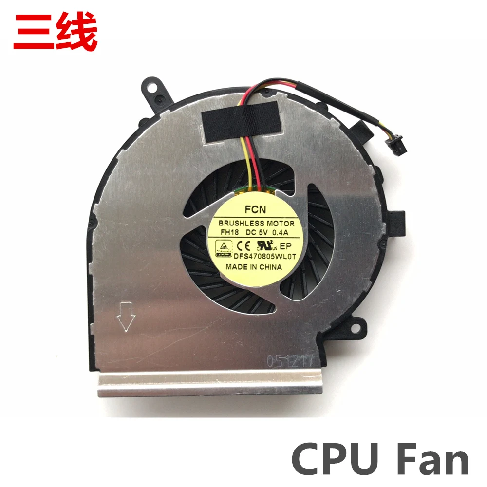 Новый вентилятор охлаждения для MSI GE62 GE72 PE60 PE70 GL62 MS-16J1 MS-16J2 MS-16J5 MS-16J8 MS-1792 MS-16JB MS-1794