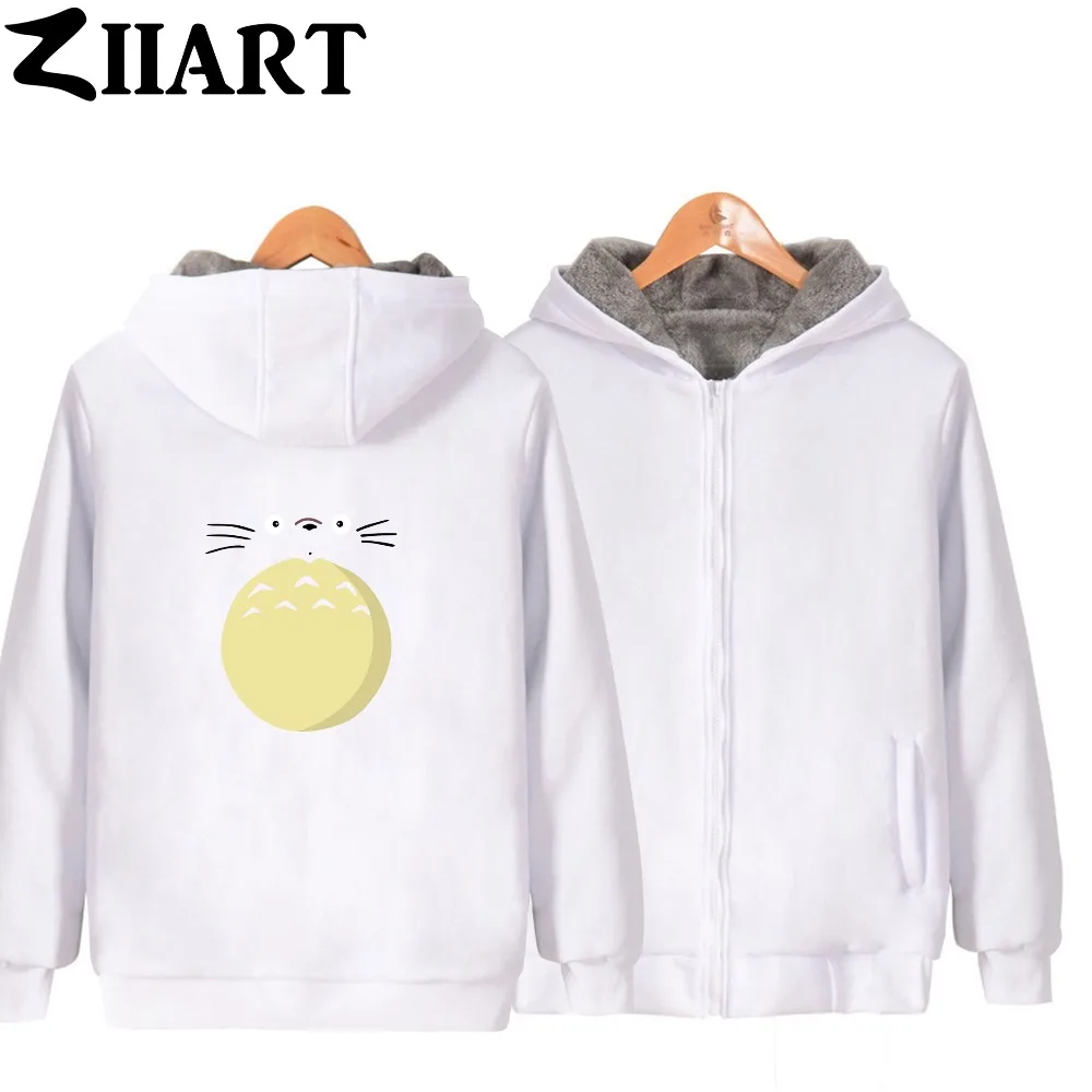 Одежда для пары с рисунком из мультфильма Мой сосед Тоторо Лицо живота мужская