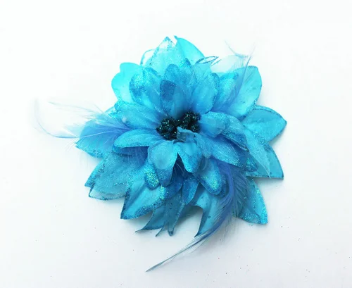 light blue Новое поступление светло-голубые украшения для волос цветок женские модные шпильки заколка для волос для девочек аксессуары для волос - Цвет: light blue