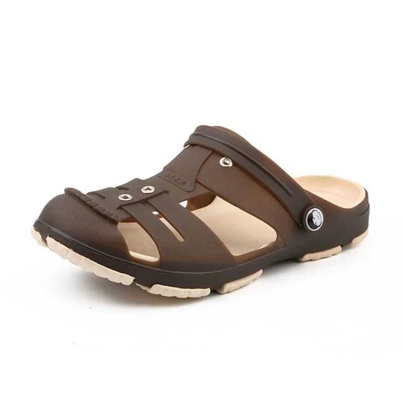 Вьетнамки Коллекция 2019 года Летняя пляжная обувь Новые мужские шлепанцы