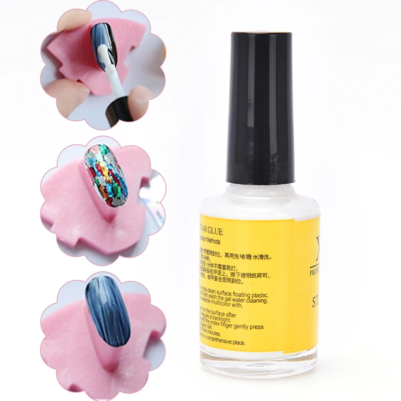 

1PC 16ML White Nail Glue for Galaxy Star Foil Stickers Nail Art Transfer Decoration Nails Tips Adhesives Nail Art Tools