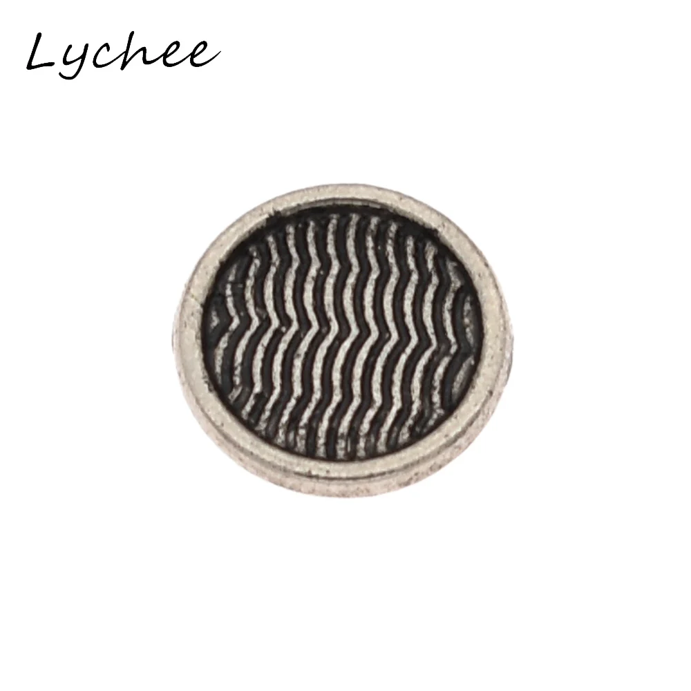 Lychee 50 Sets Vintage Wave Rivets Screws Metal Studs Leather Craft DIY Garment Bag Decor Buttons Accessories | Дом и сад