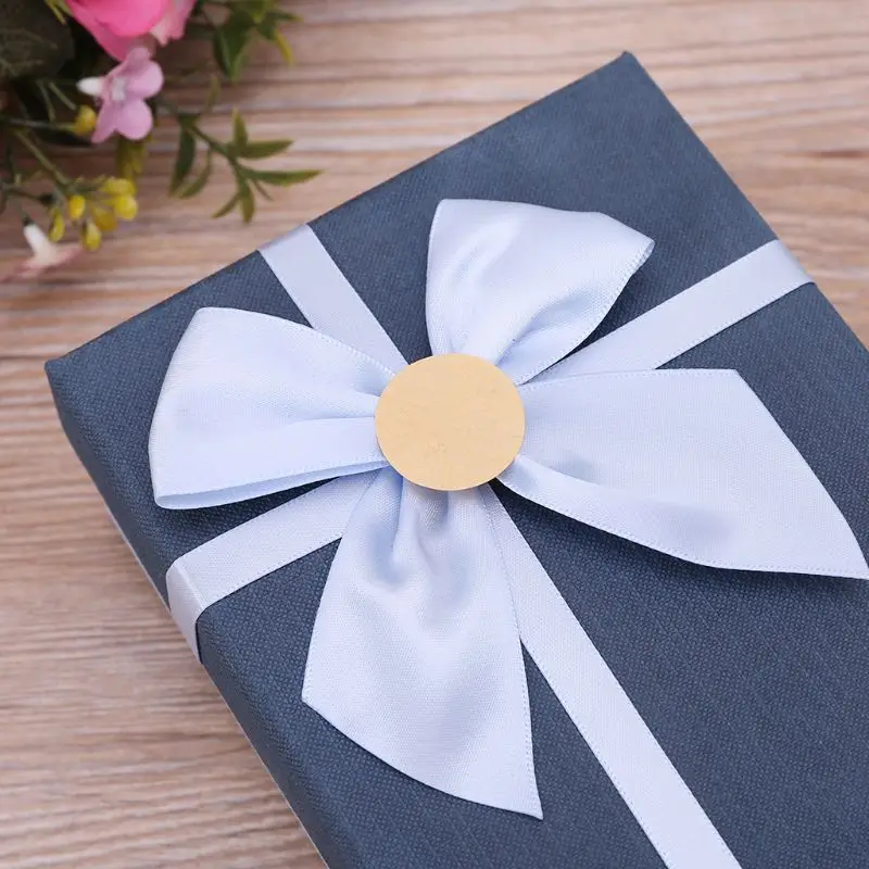 500 шт. винтажная чистая крафт бумага этикетка круг ручная работа Уплотнительная