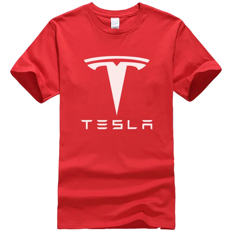 5 Новинка, Tesla, мужские футболки, короткий рукав, круглый вырез, с буквенным принтом, хлопок, мужские футболки, повседневная футболка для мальчиков, топы, много цветов, T134 - Цвет: 5