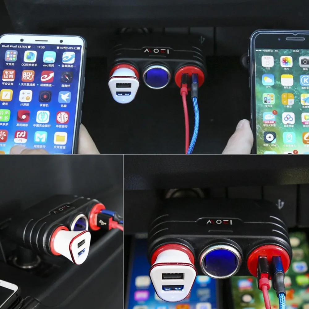 12 В 24 Вт автомобильный прикуриватель автомобильное зарядное устройство розетка