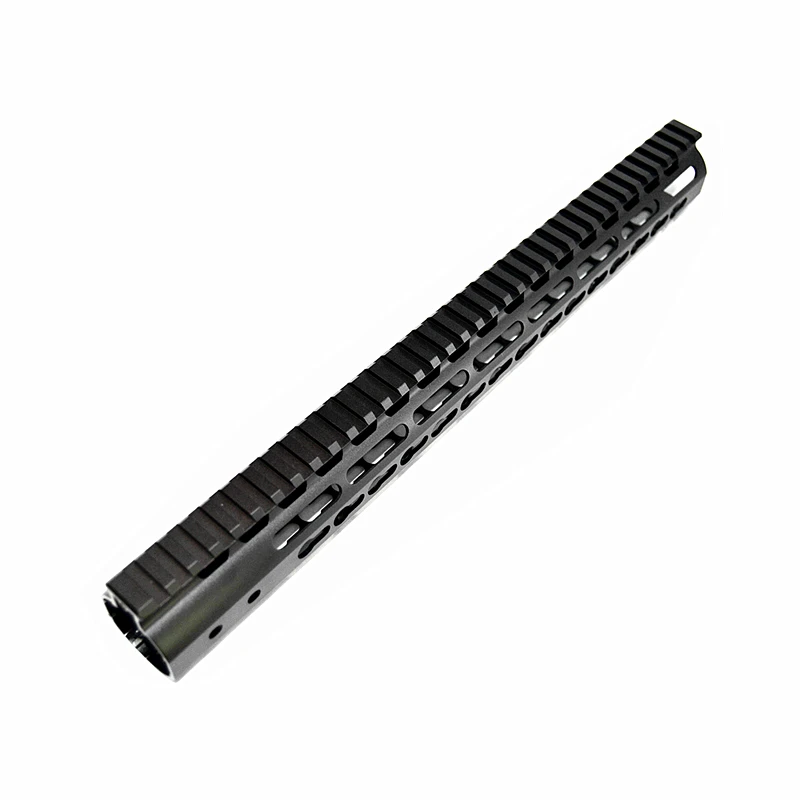 FIRECLUB 15 дюймов поплавок NSR KeyMod Handguard кронштейн со съемным Рельсом черный баррель гайка для AR-15 M4 M16