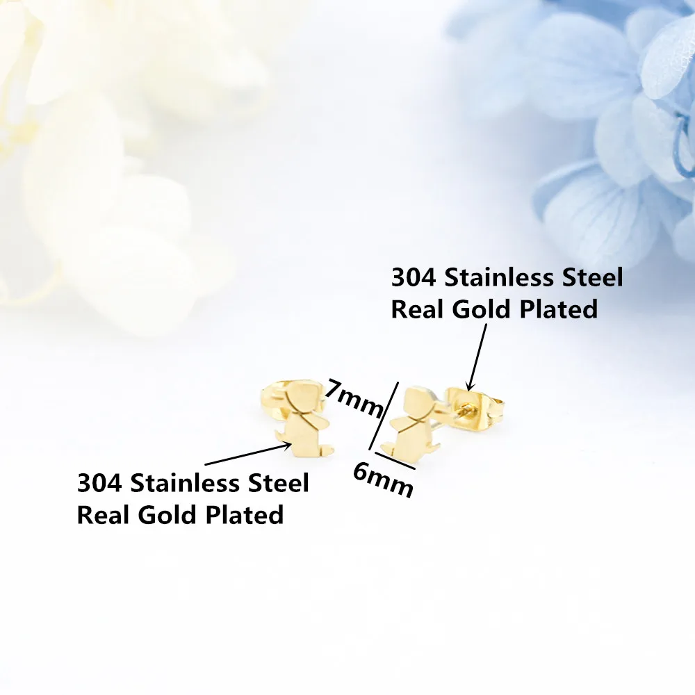 Модные маленькие серьги гвоздики для женщин ювелирные изделия девушек розовое