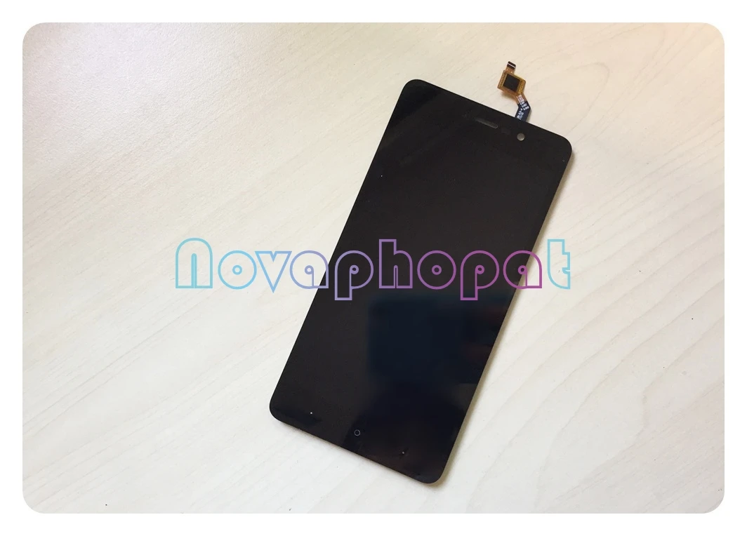 Novaphopat 5 дюймовый черный ЖК-экран для Wiko Lenny 4 plus сенсорный экран дигитайзер с
