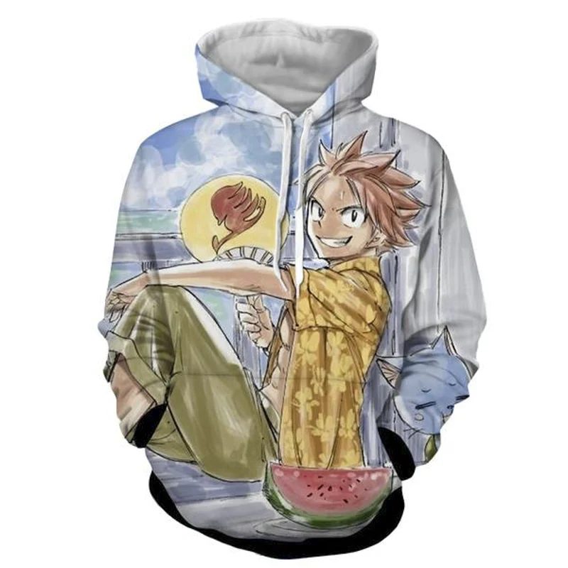 

Fairy Tail Hoodies Men Women Anime Hoodie 3d Print Sweatshirts Hooded Pullover Pocket Jumpers Boys/Girls Tops Drop Shipping