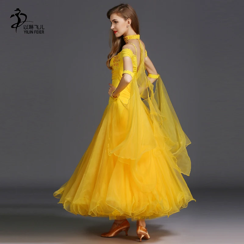 Женское платье для латинских танцев Модное бальное длинное | Тематическая одежда