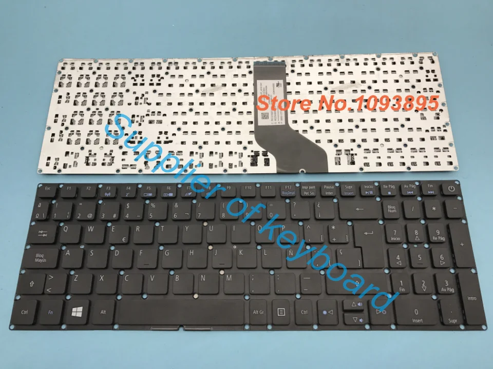 Новая клавиатура с испанской раскладкой для ноутбука Acer Aspire ES1-533 ES1-572 ES1-572-3670 lv5t _