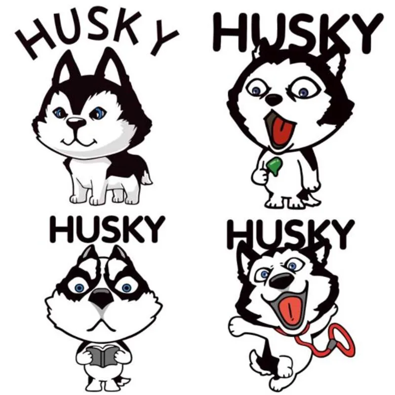 Футболка для женщин Diy Собака ПВХ патч Хаски Байкер нашивки костюмы теплообмена