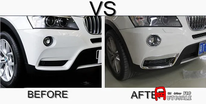 4 шт. накласветильник на передние противотуманные фары для BMW X3 F25 2011 2012 2013|light cover|bmw