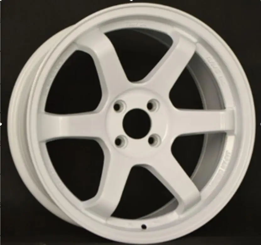 Колесные диски белого цвета Ras TE37 17 дюймов 17x8 0 4x100 5x100 5x108 5x112 5x114 3 5x|Диски колёсные| |