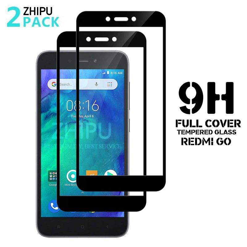 Полное покрытие закаленное стекло для Xiaomi Redmi Go Защита экрана 5 0 дюймов