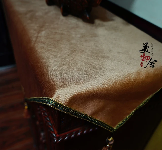 Новый монохромный кофейный столик в европейском стиле для холодильника скатерть