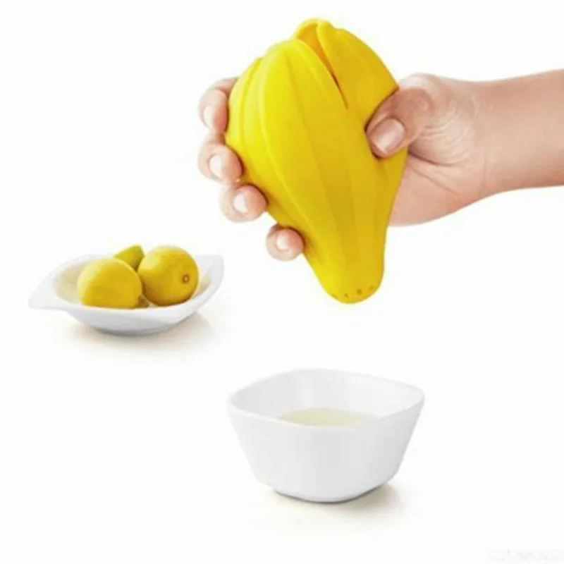 Силиконовые Пособия по кулинарии Руководство Фрукты Lemon соковыжималка силикона