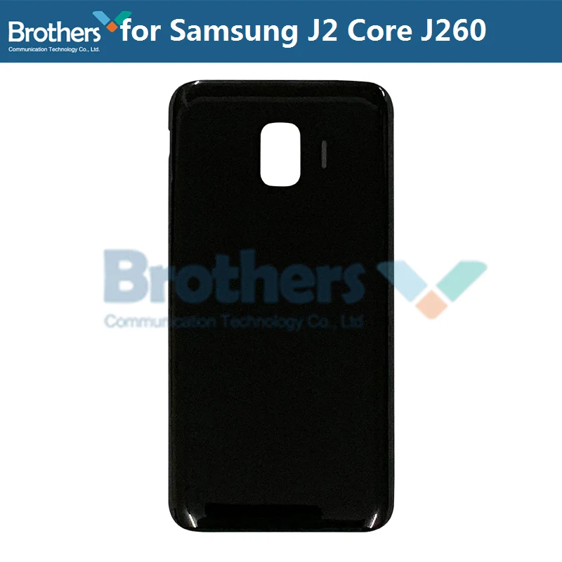 Back Cover Полный корпус для samsung Galaxy J2 Core J260 средняя рамка с объективом камеры кнопки для samsung J260F J260G задняя крышка корпус Топ - Цвет: Back Cover