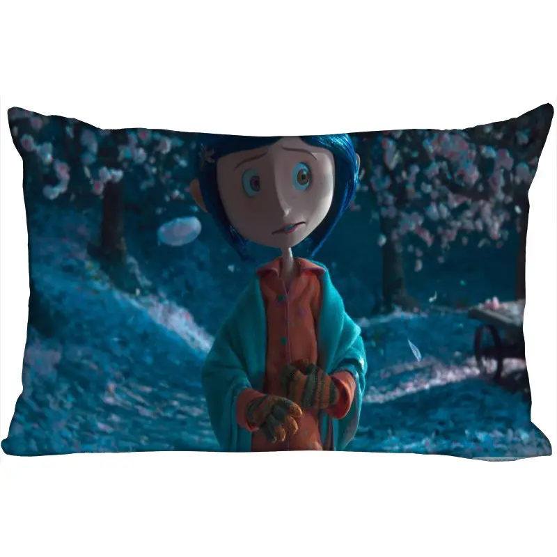 ShunQian Custom Coraline горячая распродажа Новое поступление прямоугольная декоративная Свадебные наволочки мягкая не выцветает наволочка индивидуальный подарок - Цвет: Pillow Case
