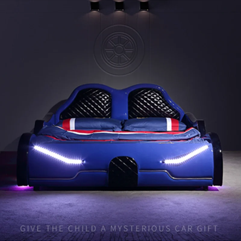 Роскошная деревянная автомобильная кровать для детей умная кровать|Наборы