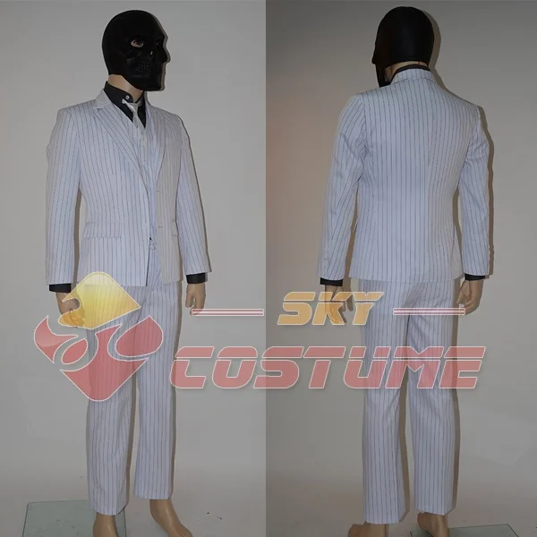 Костюм в полоску с черной маской для взрослых и мужчин костюм косплея|Костюмы из
