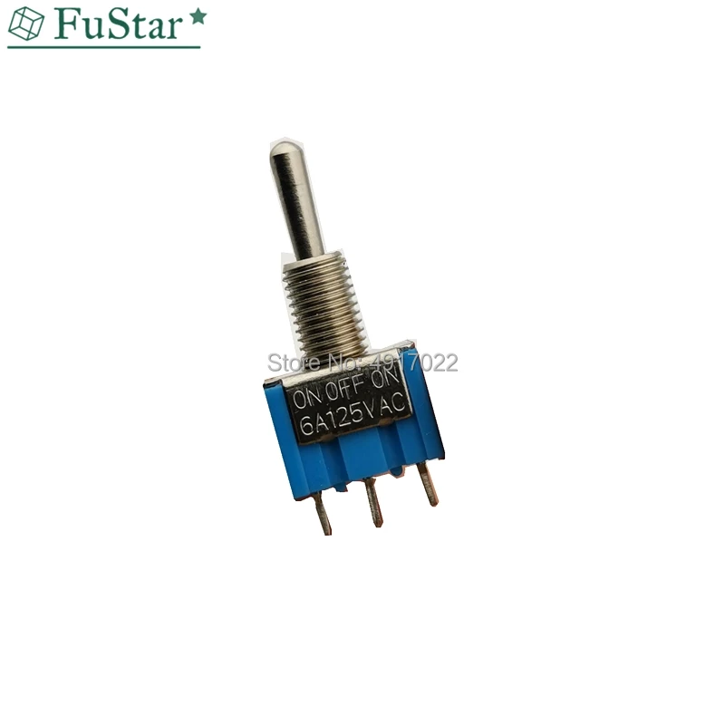 5 шт./лот мини MTS-103 3-контактный SP3T ON-OFF-ON 6A 125V 3A250VAC переключатели хорошего качества