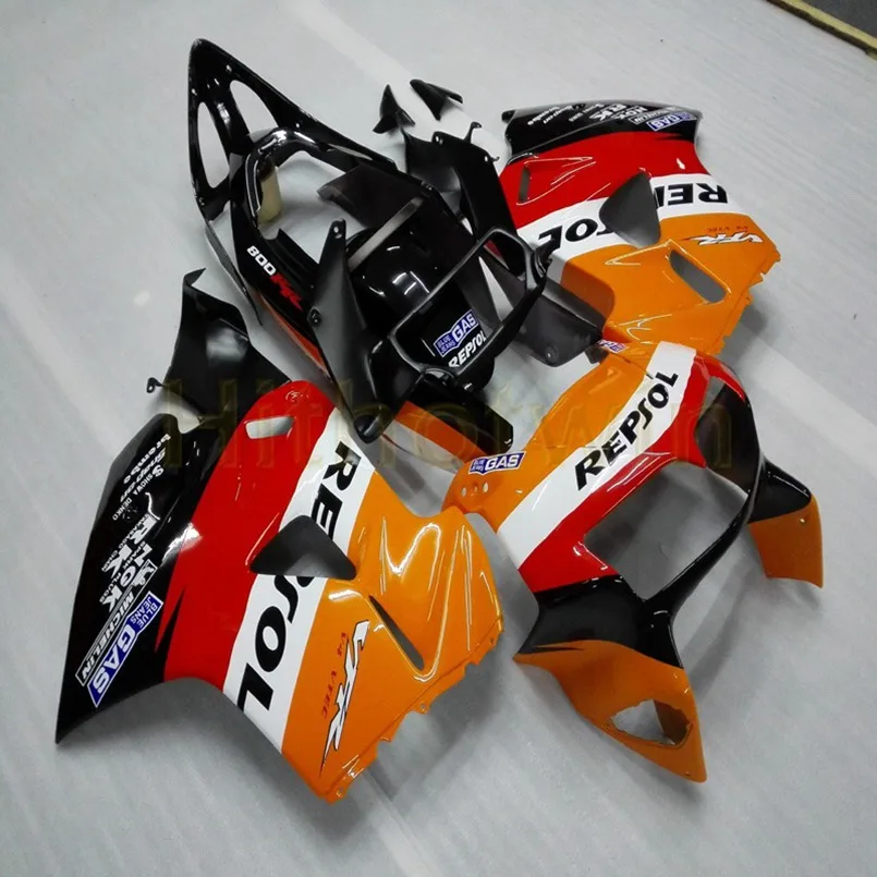 

Moban пользовательский МОТОЦИКЛ ABS обтекатель для VFR800 1998 1999 2000 2001 VFR 800 98-01 + Botls + оранжевый черный M2