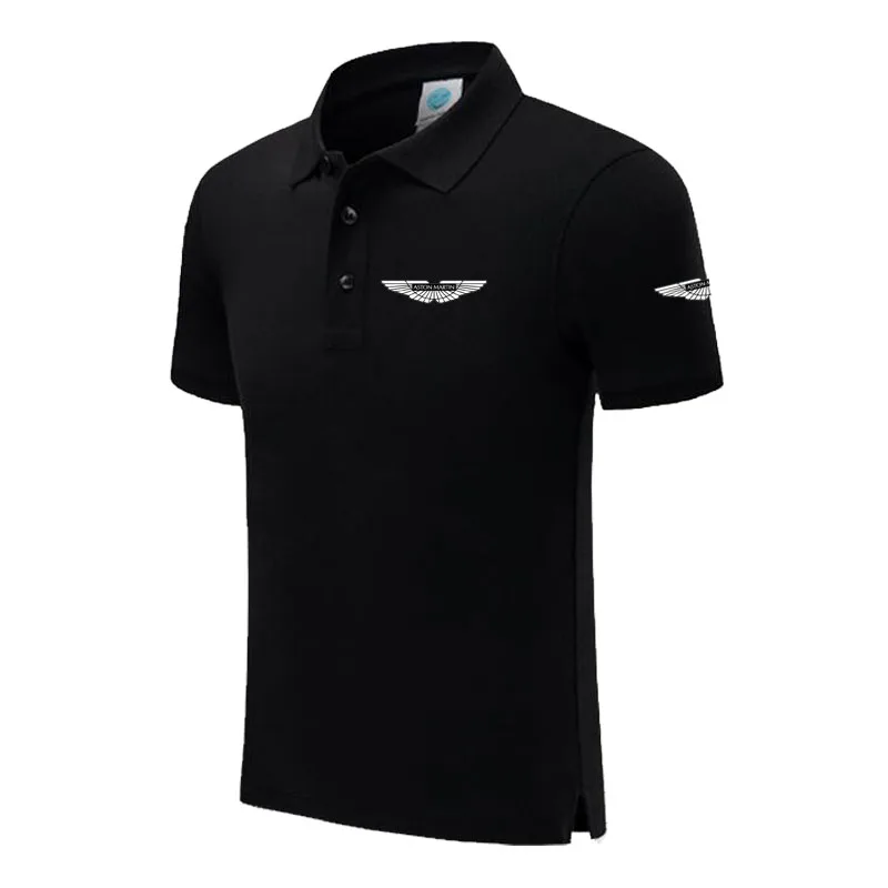 Новый бренд Aston Martin тенниска с логотипом мужские коротким рукавом s хлопковые