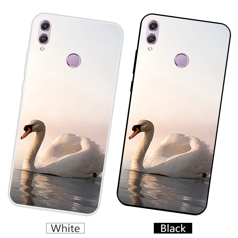 6 5 дюймов для Huawei Honor 8X/JSN AL00 роскошный черный матовый чехол 8X прозрачный