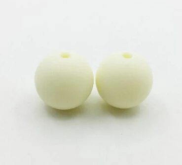 beige 50 шт., 10 мм, свободные силиконовые бусины для прорезывания зубов, ожерелье, детские конфеты, Детские Бусы для жевания, прорезыватели без бисфенола, свободные бусины для прорезывания зубов - Цвет: beige