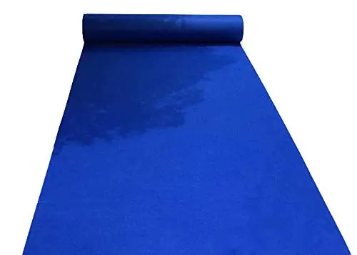 Royal Blue Проход бегунов Свадебные аксессуары проход ковровая дорожка коврики для шаг и повторить Дисплей церемонии стороны проход Runner коврик - Цвет: Royal Blue