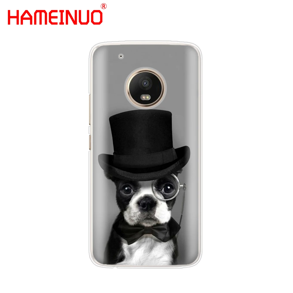 HAMEINUO милый чехол для телефона с изображением собаки и кота Motorola Moto X4 C G6 G5 G5S G4 Z2 Z3