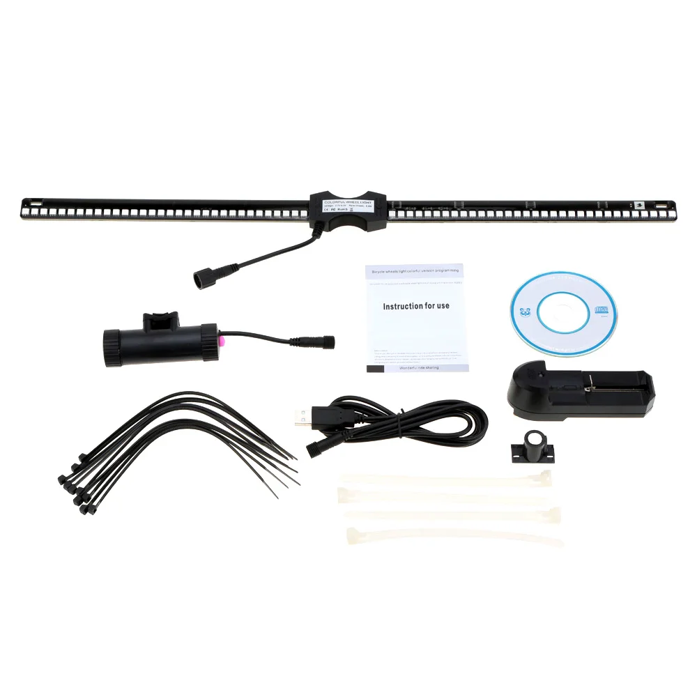 128 СВЕТОДИОДНЫХ RGB ламп для велосипедных колес водонепроницаемый противоударный
