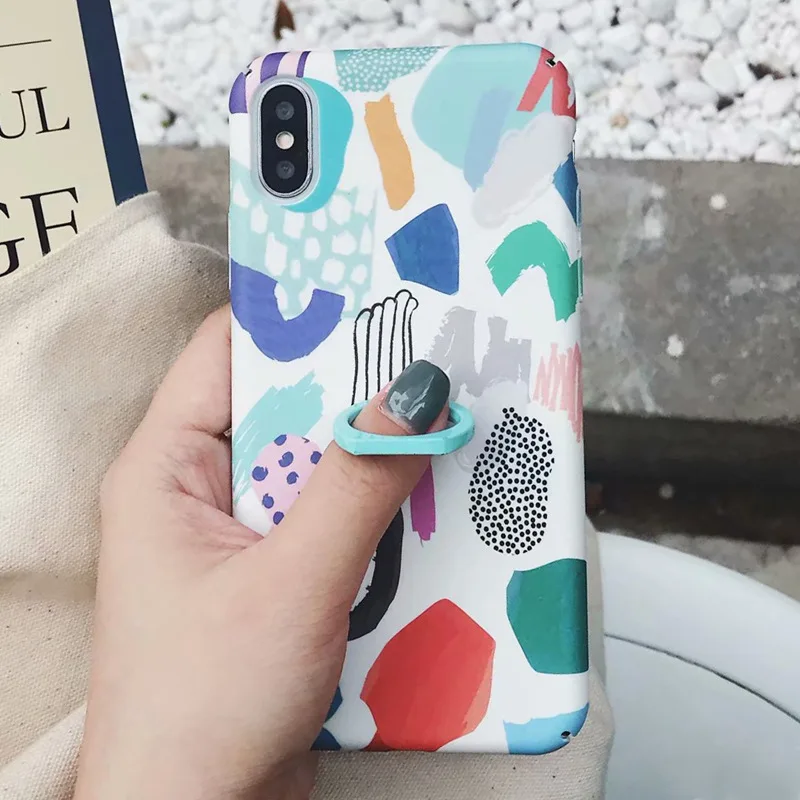 Summer Strawberry Juice Milk Drink tropical bracketPC Cartooon Doodle illustration milk Phone case For Iphone 6s/7/7P/8P/X |