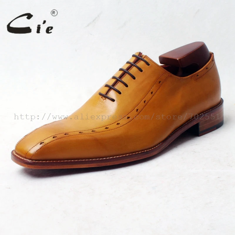 Мужские туфли оксфорды на шнуровке с квадратным носком из 100% натуральной
