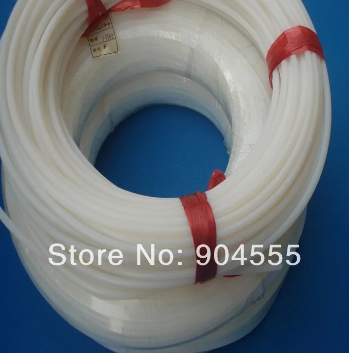 Высококонцентрированная озоновая Трубка PTFE, тефлоновая труба, политетрафторэтиленовая трубка ID 4 мм, od6мм(4X6 мм) белого цвета