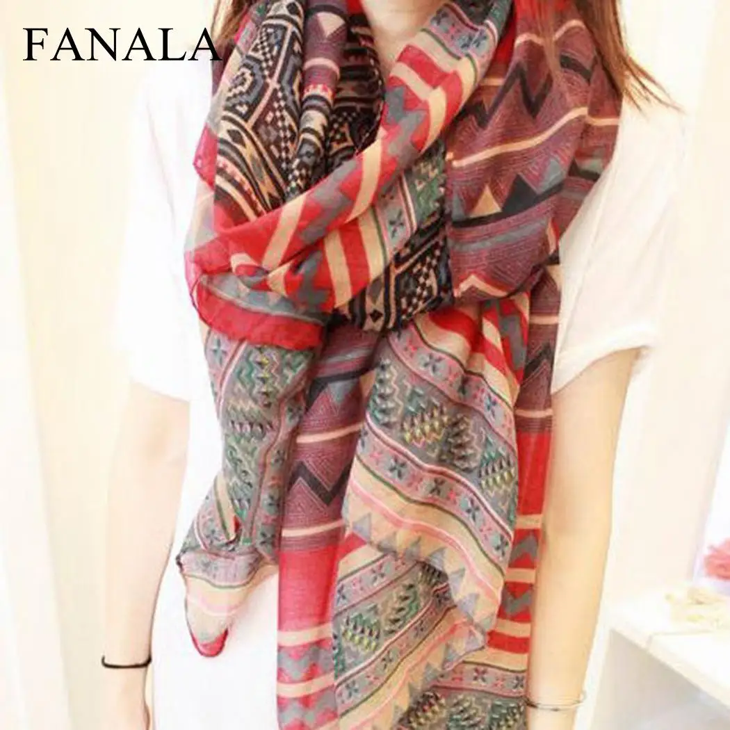 Женская шаль шарф в полоску одежда с принтом вуаль мягкие длинные аксессуары