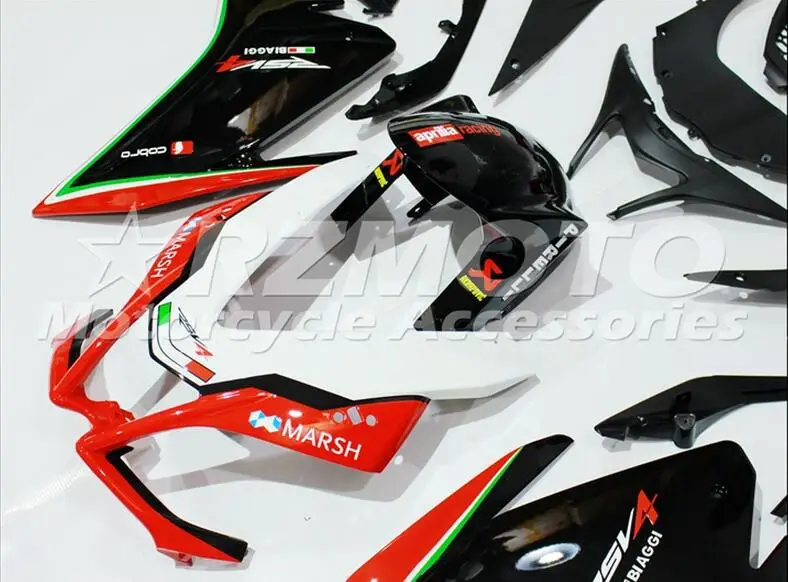 Полный комплект обтекателя мотоцикла подходит для Aprilia RSV4 1000 2010 2011 2012 2013 АБС-пластик Топ Стиль