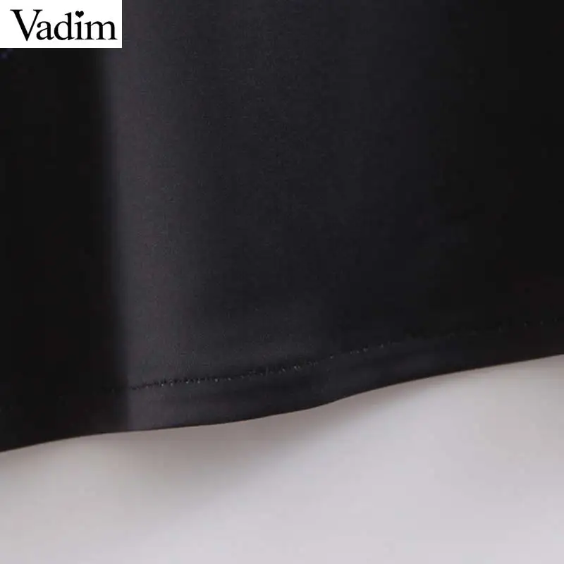 Vadim женское винтажное платье длиной до колена с принтом повседневное прямое