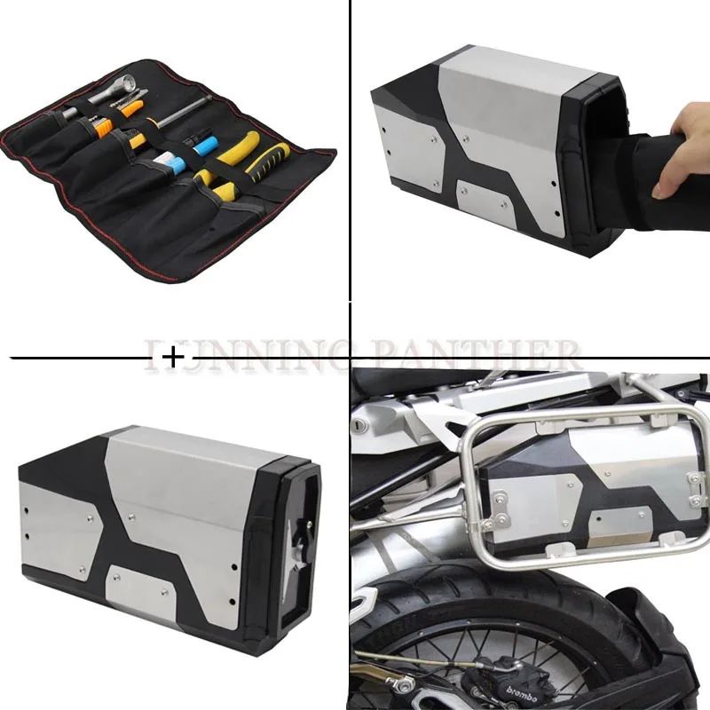 Новый декоративный алюминиевый ящик для инструментов BMW R1200GS/R1250GS LC Adventure 2014 2019 на 4