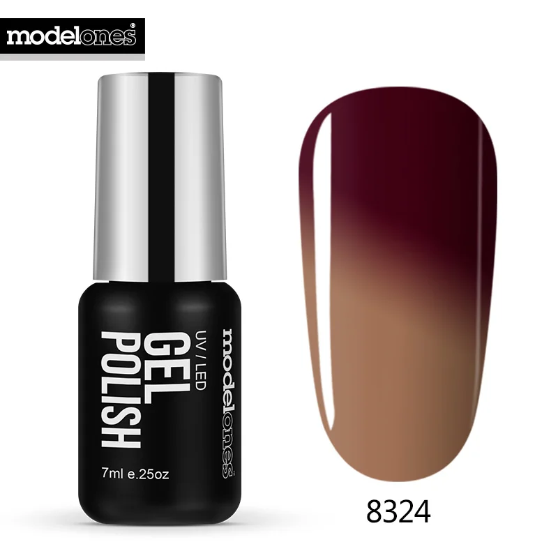 Гель-лак Modelones для ногтей кофейного цвета сделай сам температурный хамелеон